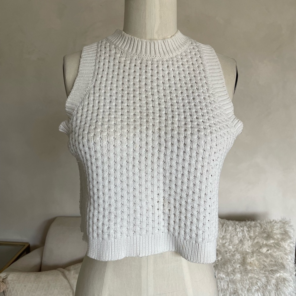 ELIZABETH AND JAMES KNITTED CROP TOP | Size S